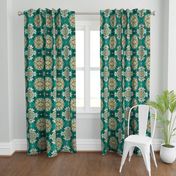 Moroccan Floral - emerald