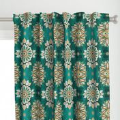 Moroccan Floral - emerald