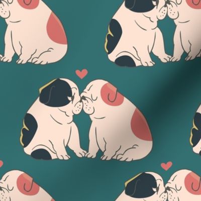 English Bulldog Kisses