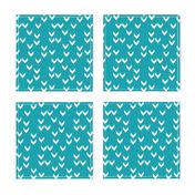 Random Teal Chevron