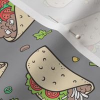Tacos Food on Grey