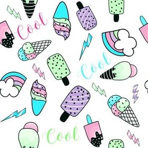 7" Summer Cool / Aqua & Lilac