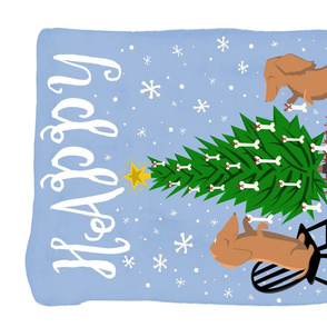 HAPPY HOWLidays Tea Towel