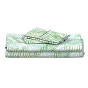 Breezy Palms Soft Green on White 150L