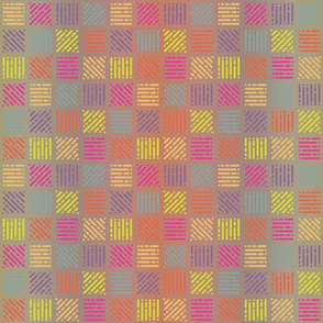 PINK MARROON RAINBOW COORDINATE CHECKERBOARD SQUARES ALPHABET