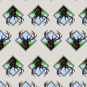 diamond deer pattern