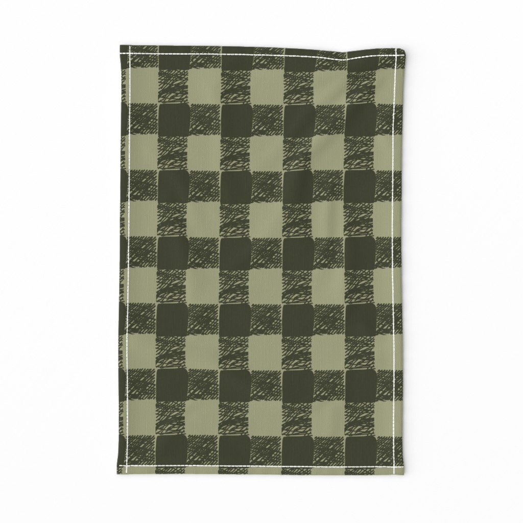 buffalo plaid-camp greens