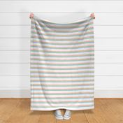 vintage rainbow stripes 2 // pastel