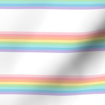 retro rainbow stripes