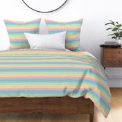 vintage rainbow stripes 3 // pastel