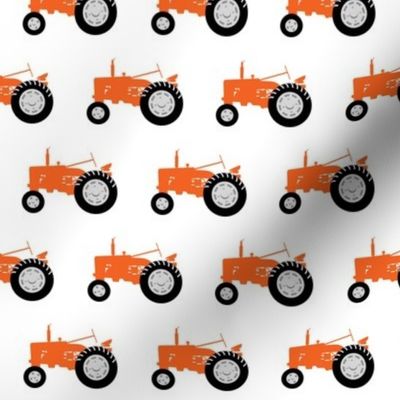 tractors - tractor orange