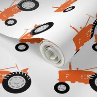 (large scale) tractors - tractor orange