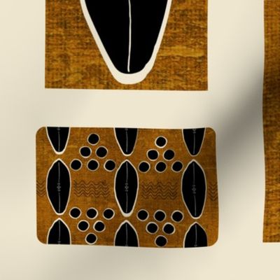 mud cloth-Into Africa Collage - limestone