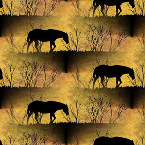 horseonlevysilhwallpaper2gimp2