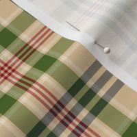 Plaid Pattern - Blue, Green, Red, and Tan