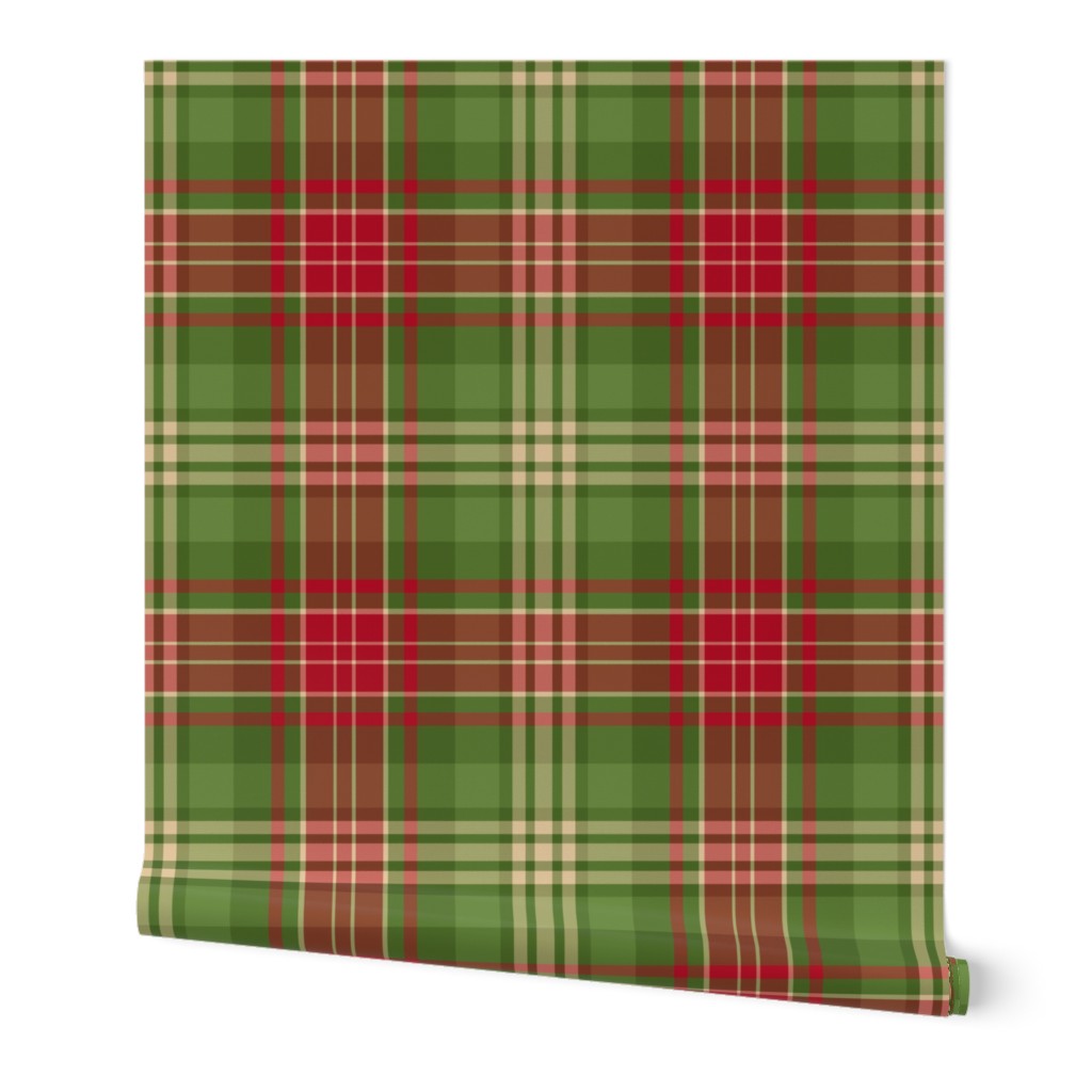 Red and Green Christmas Plaid