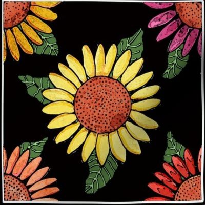 sunflower tiles 8x8