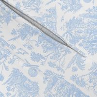 Marseilles Toile ~  Jasperware  Blue and White 