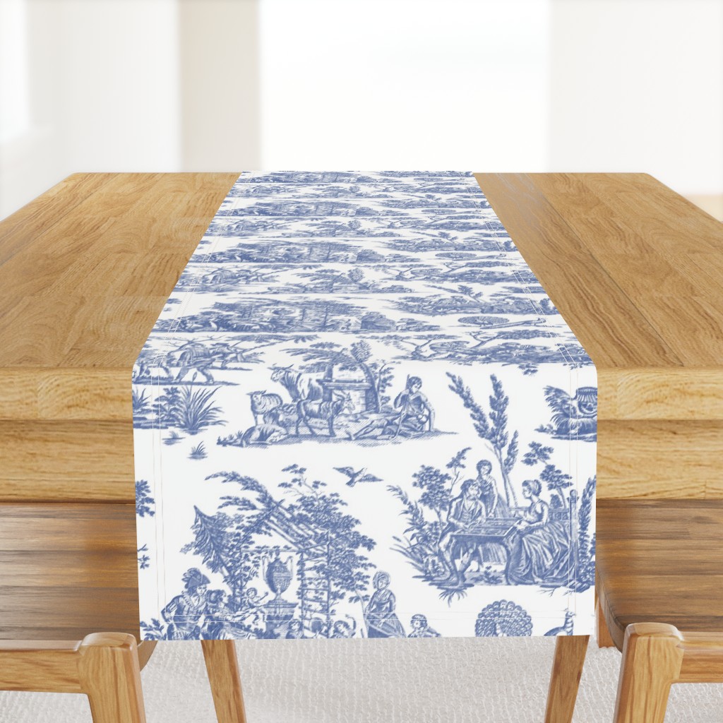 Marseilles Toile ~   Willow Ware Blue and White   