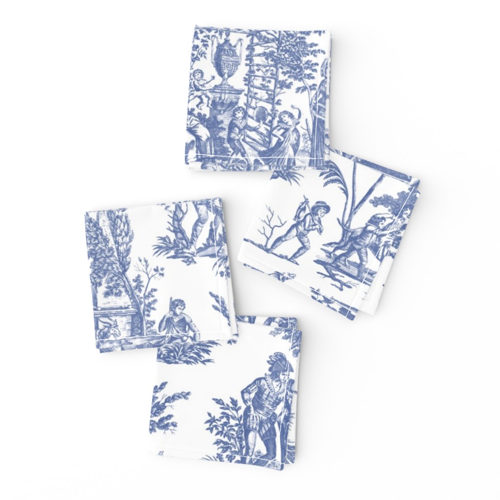 Marseilles Toile ~   Willow Ware Blue and White   