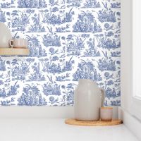 Marseilles Toile ~   Willow Ware Blue and White   