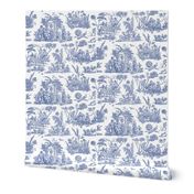 Marseilles Toile ~   Willow Ware Blue and White   