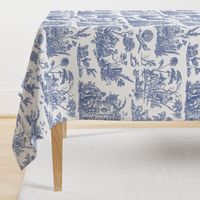 Marseilles Toile ~   Willow Ware Blue and White   