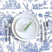 Marseilles Toile ~   Willow Ware Blue and White   