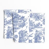 Marseilles Toile ~   Willow Ware Blue and White   