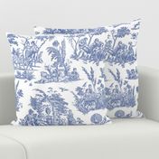 Marseilles Toile ~   Willow Ware Blue and White   