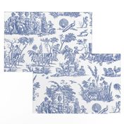 Marseilles Toile ~   Willow Ware Blue and White   