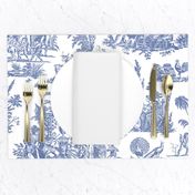 Marseilles Toile ~   Willow Ware Blue and White   