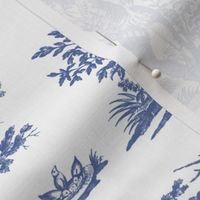 Marseilles Toile ~   Willow Ware Blue and White   