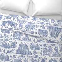 Marseilles Toile ~   Willow Ware Blue and White   