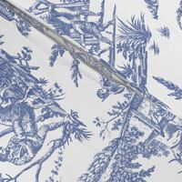 Marseilles Toile ~   Willow Ware Blue and White   