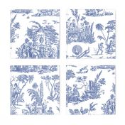 Marseilles Toile ~   Willow Ware Blue and White   