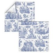 Marseilles Toile ~   Willow Ware Blue and White   