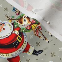 custom smaller santa claus Christmas xmas snowflakes deer listing