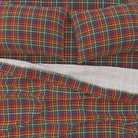 Retro Rainbow Plaid - medium size pattern