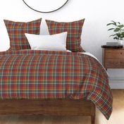 Retro Rainbow Plaid - medium size pattern