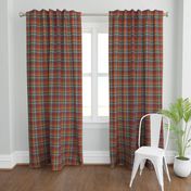 Retro Rainbow Plaid - medium size pattern