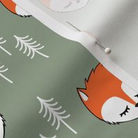 sleepy fox - sage