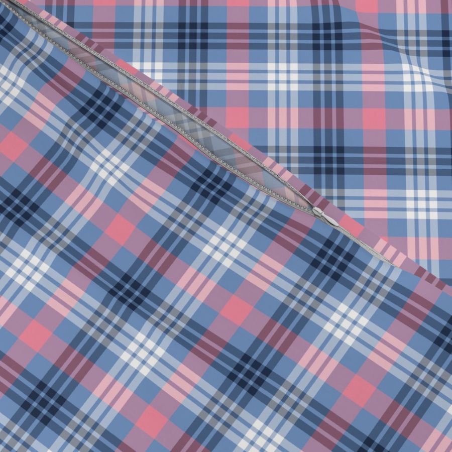 Pink and Blue Plaid