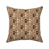 Wine Pattern - Red, White, and Rose - larger