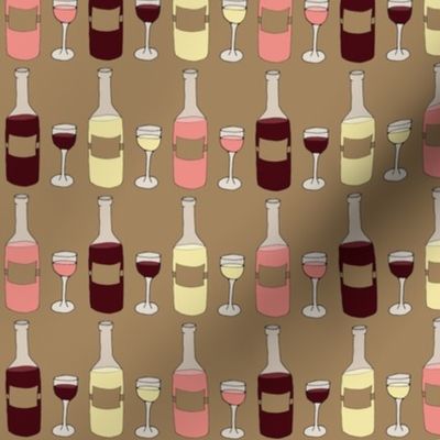 Wine Pattern - Red, White, and Rose - larger