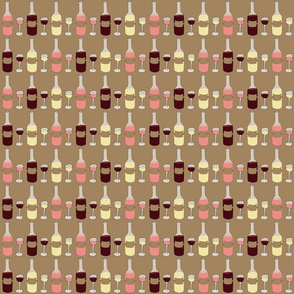 Wine Pattern - Red, White, and Rose - larger
