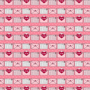 Valentines Pattern - Love Mail - Small