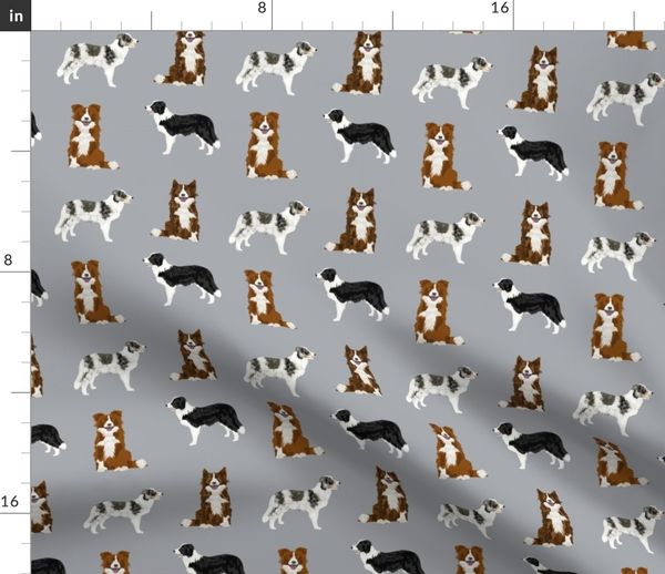 Placemat With Different Puppy Breed Pattern