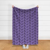 Tribal Tiger stripes print - psychic purple small