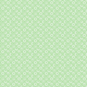 Mint Green Abstract Dot Pattern